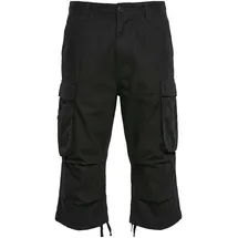 Brandit Textil Industry Vintage 3/4 Cargo Hosen Schwarz XXL