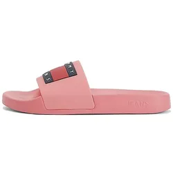 Tommy Jeans Flag Pool Sli - Schlappen - Damen - Pink - 41