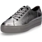 Plateau-Sneaker Grau/Metallisch 39