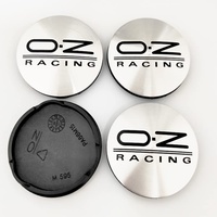 4 Stück Nabendeckel Radnabendeckel, für OZ Racing M595 O.Z 62mm Nabenkappen Wasserdicht Radnabenkappen Staubdicht Radnabendeckel mit Logo,A
