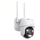 ieGeek Überwachungskamera überwachungskamera WLAN außen 1080P 360° PTZ IP Kamera überwachung (Aussen, außen, Outdoor, AuBenbereich, mit PIR-Humanoid-Erkennung,mit Farbiger Nachsicht,2-Wege-Audio, 1-tlg., IP66 wasserdicht,Automatische Verfolgung,24/7 Aufnahme, TF-Karte/Cloud-Speicher)