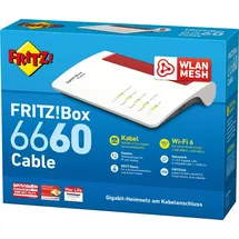 AVM FRITZ!Box 6660 Cable International, Router, Schwarz