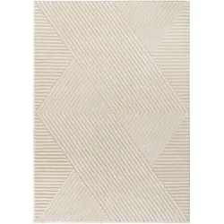 Teppich SEHRAZAT "Rio 1600", beige (creme), B:200cm H:8mm L:290cm, Kunstfaser, Teppiche, Sanfte Farben,modernes Design,langlebig,Eleganz trifft Komfort
