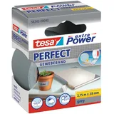 Tesa extra Power Perfect Gewebeband grau 2,75 m x 38 mm