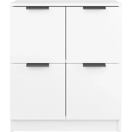 vidaXL Sideboards 2 Stk. Weiß 60x30x70 cm Holzwerkstoff