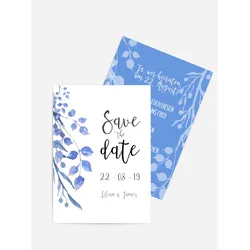 Save the Date Karten selbst gestalten mit Spruch und Fotos im Onlinedesigner bei Meine-Kartenmanufaktur.de