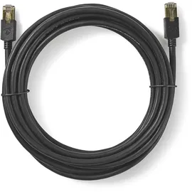 Nedis Cat 6 Kabel RJ45 Stecker F/UTP m rund | LSZH / Anthrazit