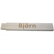 Heka Zollstock Björn 2 m, weiß