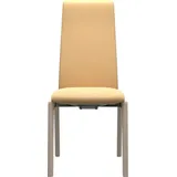 Stressless® Polsterstuhl Laurel, High Back, Größe M, mit abgerundeten Beinen in Eiche gekalkt gelb