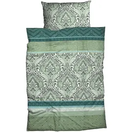 Traumschlaf Verena ornamental Grün 155 x 220 cm + 80 x 80 cm