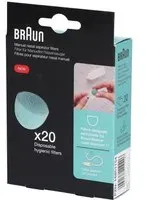 Braun Aspirateur nasal manuel Filtre de rechange 20 pc(s)