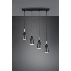 Trio R30694032 Hängende Deckenleuchte Farin 4x25w | E14 - schwarz