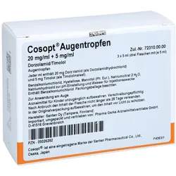 Cosopt 20 Mg/ml + 5 mg/ml Augentropfen 3X5 ml