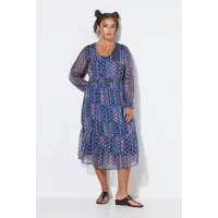 Studio Untold Midikleid Patchprint Blau 42/44
