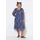 Studio Untold Midikleid Patchprint Blau 42/44