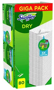 Preisvergleich Produktbild Swiffer DRY Staubfangtücher Mikrofaser, 80 Tücher