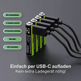 Verico LoopEnergy USB-C USB-C® Akku Li-Ion 600 mAh 1.5 V, 8 St.