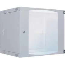Intellinet Network Solutions Intellinet 19" Wandverteiler 12HE 540x600mm Schwenkrahmen 12 HE, Lichtgrau (RAL 7035)