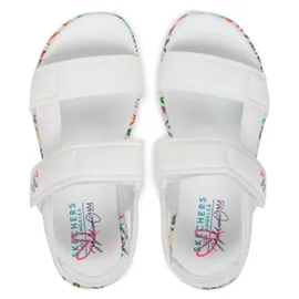 SKECHERS UNO LITE SANDAL-SUNNY LOVE Weiß/Mehrfarbig 28
