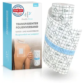 Health Press Transparenter Folienverband Wundpflaster 15 cm x 10 m 1 St.