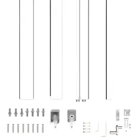hecht International Culex Fliegengitter Alu Smart 125 x 220 cm Weiß