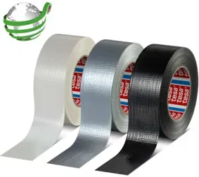 tesa Duct Tape, 50mx50mm, mit recyceltem Träger, silber-grau