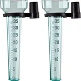 2x Kestek Regenmesser Niederschlagmesser Garten Wasserstandsanzeiger 35 Ltr