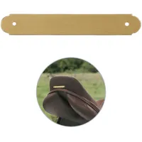 iMARC Pferdeschild mit Gravur - klein (außen gerundet) - für Sattel