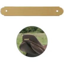 iMARC Pferdeschild mit Gravur - klein (außen gerundet) - für Sattel