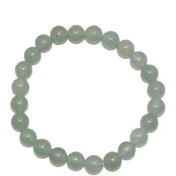 Armband FIRETTI "Schmuck Geschenk Energie" Gr. 20, grün (grün, grün), Armbänder, Damen, 20, Stein-Silikon, Stein, Silikon, Made in Germany - mit Onyx, Karneol oder Aventurin