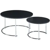 [en.casa] Christchurch Schwarz Metall 60 x 60 x 35 cm