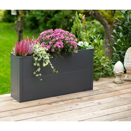 Westmann Talus Pflanzkübel 100 x 25 x 52 cm Anthrazit