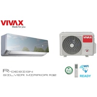 VIVAX R Design SILVER MIRROR 18000 BTU WIFI Ready 5,57 KW Split Klimaanlage A++