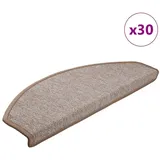 vidaXL Stufenmatten 30 Stk. Hellbraun 65x24x4 cm