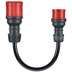 go-e Adapter Gemini flex 11 kW auf CEE rot 32 A