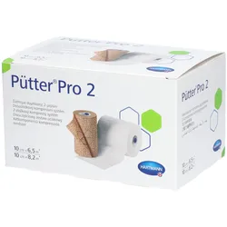 Hartmann Pütter®Pro 2 Set mit Polsterbinde und Kompression 2 x 10 cm