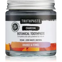 Truthpaste Charcoal natürliche Zahncreme Fennel & Orange 100 ml