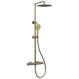 Sapho ICONIC Duschsäule mit Hebelarmatur, Gold matt