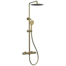Sapho ICONIC Duschsäule mit Hebelarmatur, Gold matt