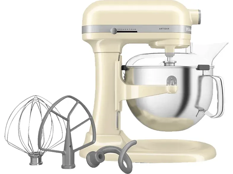 Preisvergleich Produktbild KITCHENAID 5KSM60SPXEAC Küchenmaschine Creme (Rührschüsselkapazität: 5,6 l, 375 Watt)