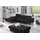 Cotta Ecksofa Komaris, Ecksofa, wahlweise mit RGB-LED-Beleuchtung und Bettfunktion/Bettkasten, grau