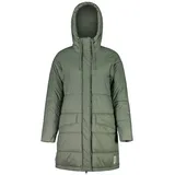 maloja Wintermantel FossanM Urban Puffer Coat (PrimaLoft® BIO133, winddicht) grün Damen grün M