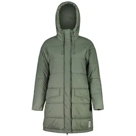 maloja Wintermantel FossanM Urban Puffer Coat (PrimaLoft® BIO133, winddicht) grün Damen grün M
