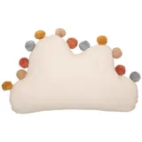 Atmosphera Kinderkissen Wolke 30 x 50 cm Mehrfarbig