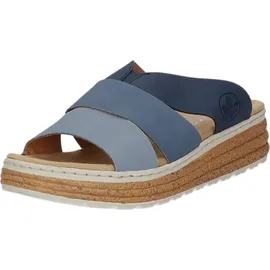 Rieker Pantolette Damen Blau 40