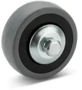 Räder, Laufbelag Gummi, Radkörper Polypropylen (22870-40-G-A)
