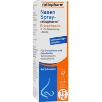Ratiopharm NasenSpray-ratiopharm Erwachsene kons.frei 15 ml