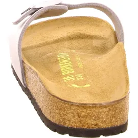 Birkenstock Madrid Birko-Flor schmal silber 35