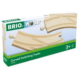 BRIO Bahn - Bogenweichen, 2 Stück