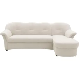 DOMO collection Eckcouch Polyester 3-Sitzer Beige